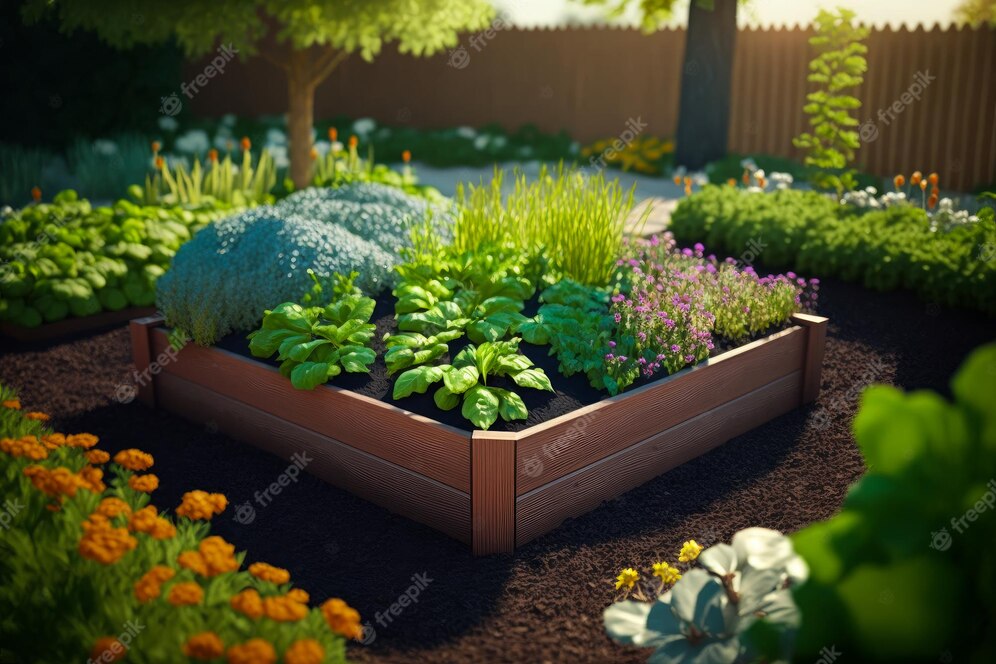 Raised garden bed